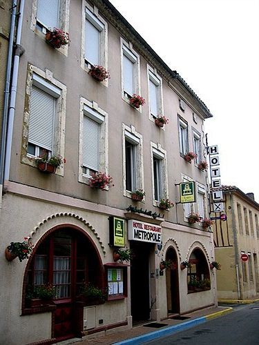 Logis Hotel Restaurant Metropole Mirande  Dış mekan fotoğraf